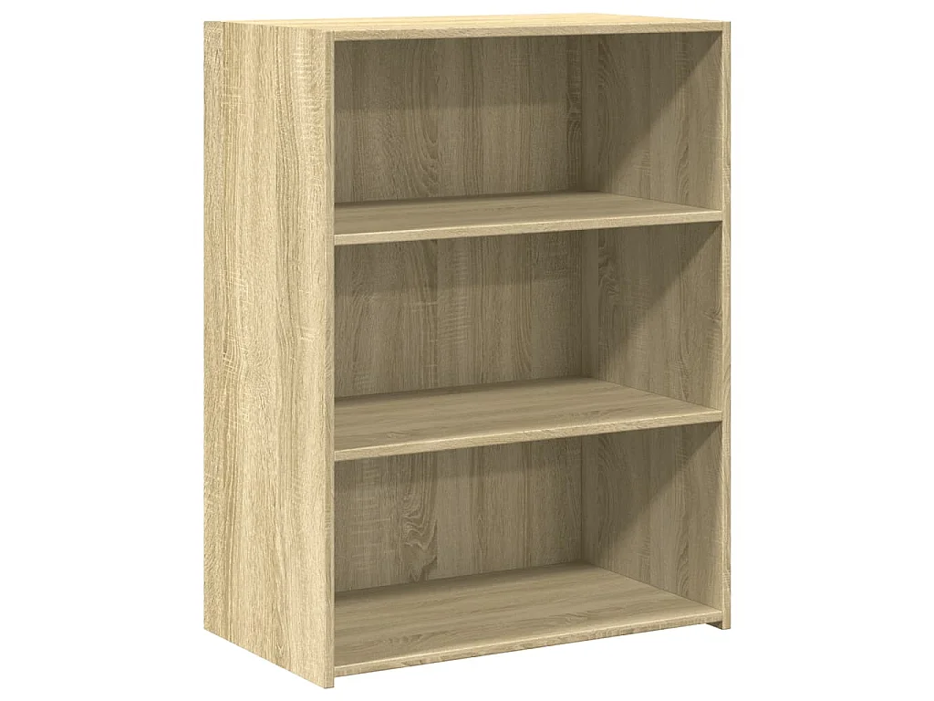 Dressoir 70x41x93 cm bewerkt hout sonoma eikenkleurig