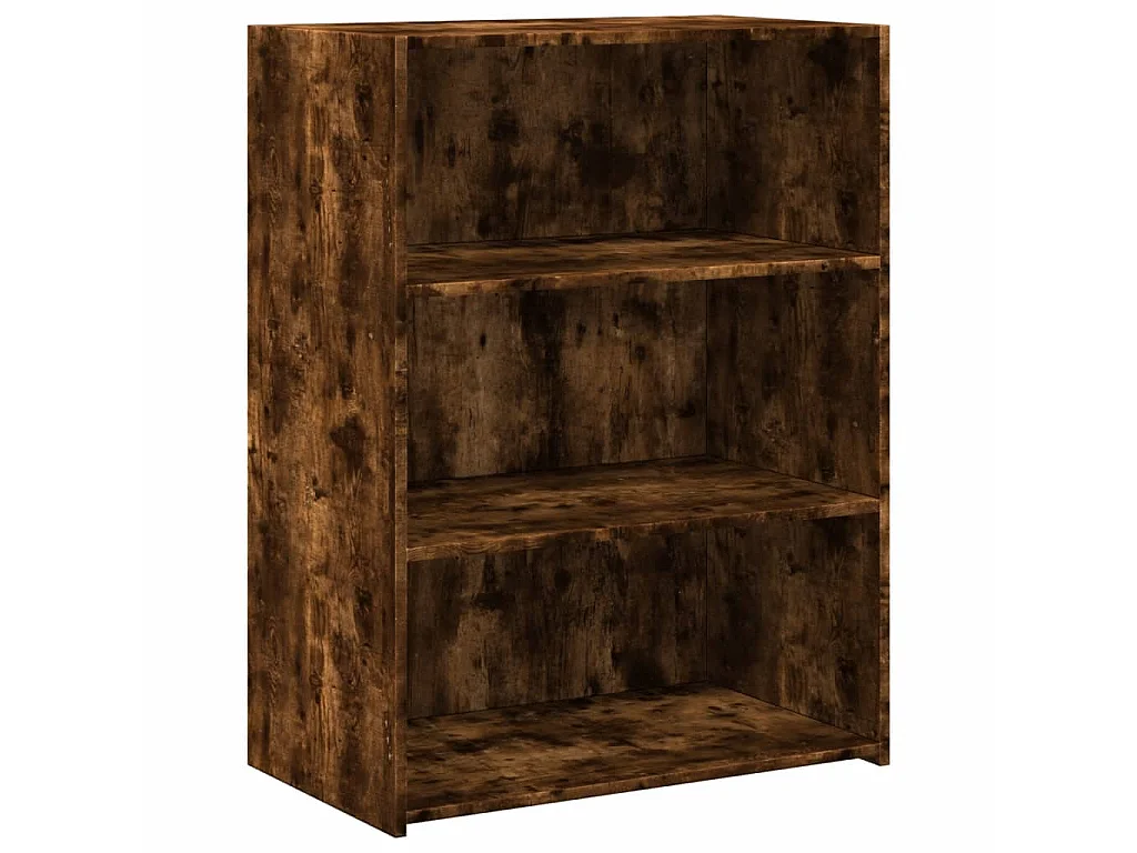 Dressoir 70x41x93 cm bewerkt hout gerookt eikenkleurig