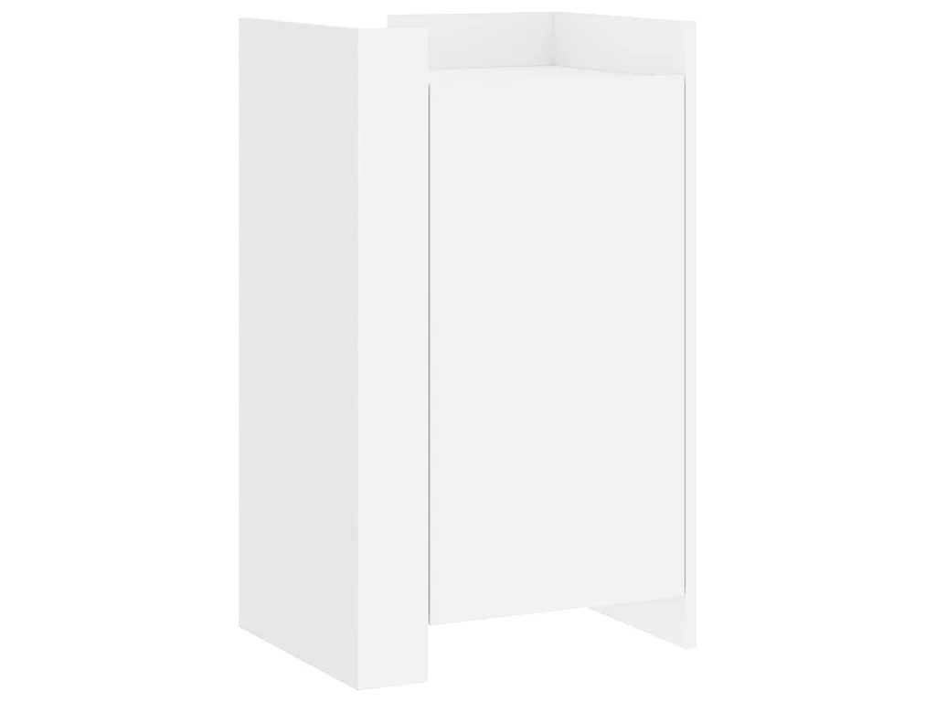 Dressoir 45x35x75 cm bewerkt hout wit