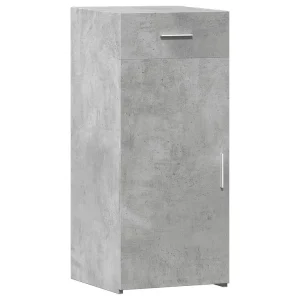 Dressoir 40×42,5×93 cm bewerkt hout betongrijs Dressoir 40×42,5×93 cm bewerkt hout betongrijs