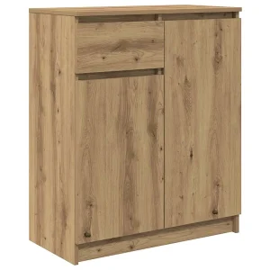 Dressoir lade 71x35x84 cm spaanplaat artisanaal eikenkleurig Dressoir lade 71x35x84 cm spaanplaat artisanaal eikenkleurig