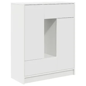 Dressoir met lades en deuren 73x31x90 cm wit Dressoir met lades en deuren 73x31x90 cm wit