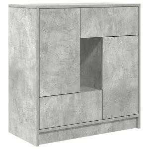 Dressoir met lades en deuren 70,5x34x74,5 cm betongrijs Dressoir met lades en deuren 70,5x34x74,5 cm betongrijs