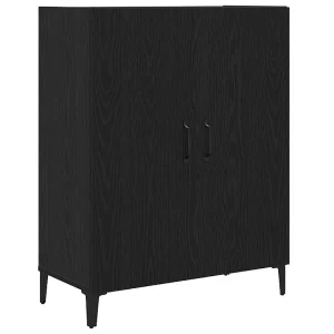 Dressoir 69,5x34x90 cm spaanplaat zwart eikenkleurig Dressoir 69,5x34x90 cm spaanplaat zwart eikenkleurig