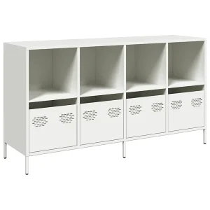 Dressoir 135x39x73,5 cm koudgewalst staal wit Dressoir 135x39x73,5 cm koudgewalst staal wit