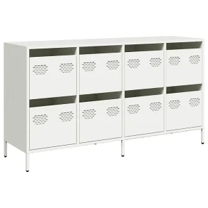 Dressoir 135x39x73,5 cm koudgewalst staal wit Dressoir 135x39x73,5 cm koudgewalst staal wit