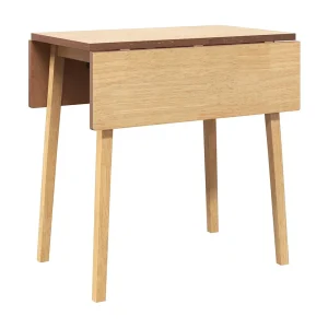 Eettafel massief hout naturel rubber