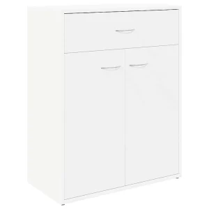 Dressoir 60x30x75 cm bewerkt hout wit Dressoir 60x30x75 cm bewerkt hout wit