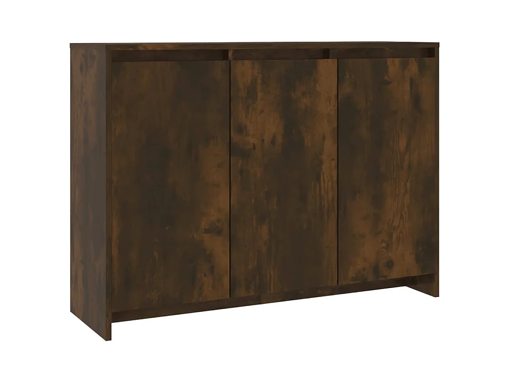 Dressoir 102x33x75 cm bewerkt hout gerookt eikenkleurig