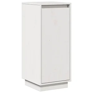 Dressoir 31,5x34x75 cm massief grenenhout wit