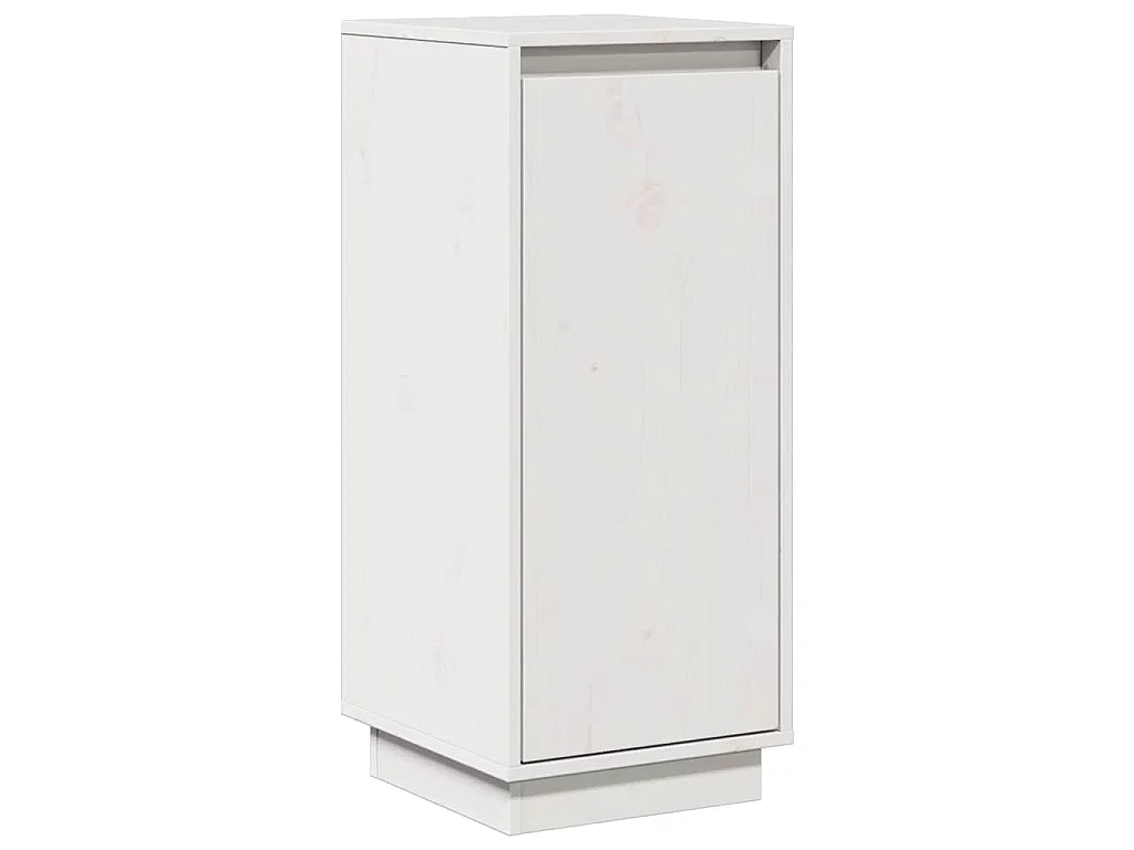 Dressoir 31,5x34x75 cm massief grenenhout wit