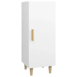 Dressoir 34,5x34x90 cm bewerkt hout wit Dressoir 34,5x34x90 cm bewerkt hout wit