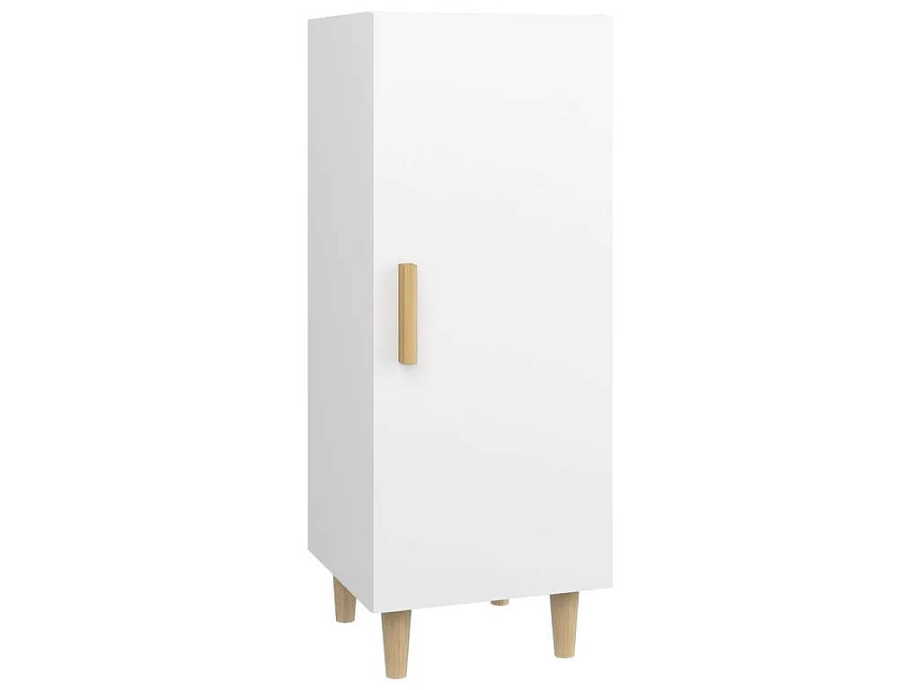 Dressoir 34,5x34x90 cm bewerkt hout wit