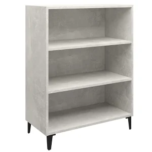 Dressoir 69,5×32,5×90 cm bewerkt hout betongrijs Dressoir 69,5×32,5×90 cm bewerkt hout betongrijs