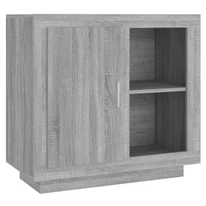 Dressoir 80x40x75 cm grijs sonoma eikenkleurig Dressoir 80x40x75 cm grijs sonoma eikenkleurig