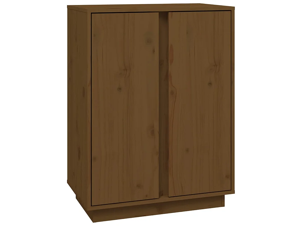 Dressoir 60x35x80 cm massief grenenhout honingbruin
