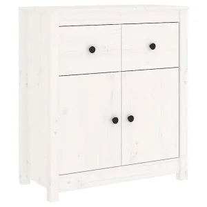 Dressoir 70x35x80 cm massief grenenhout wit Dressoir 70x35x80 cm massief grenenhout wit