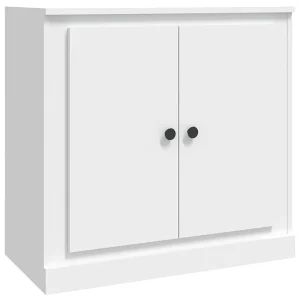 Dressoir 70×35,5×67,5 cm bewerkt hout wit Dressoir 70×35,5×67,5 cm bewerkt hout wit