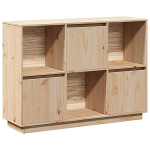Dressoir 110,5x35x80 cm massief grenenhout