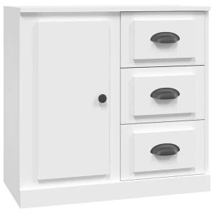 Dressoir 70×35,5×67,5 cm bewerkt hout wit Dressoir 70×35,5×67,5 cm bewerkt hout wit