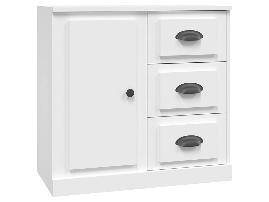 Dressoir 70x35,5x67,5 cm bewerkt hout wit