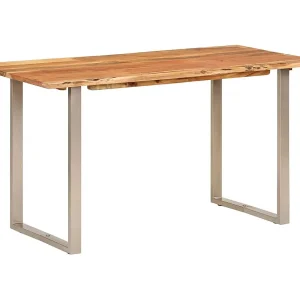 Eettafel 140x70x76 cm massief acaciahout Eettafel 140x70x76 cm massief acaciahout