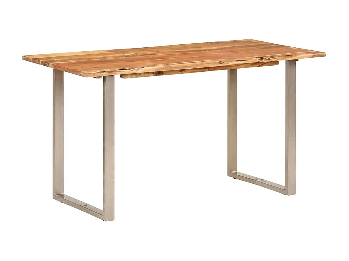 Eettafel 140x70x76 cm massief acaciahout