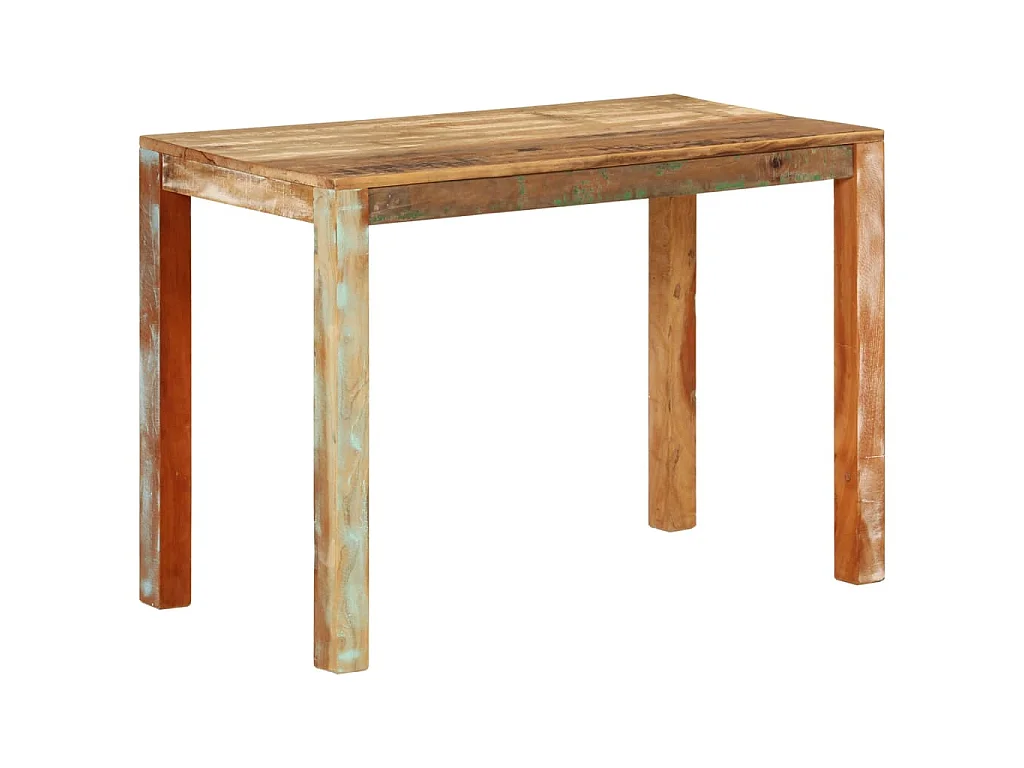 Eettafel 110x55x76 cm gerecycled massief mangohout