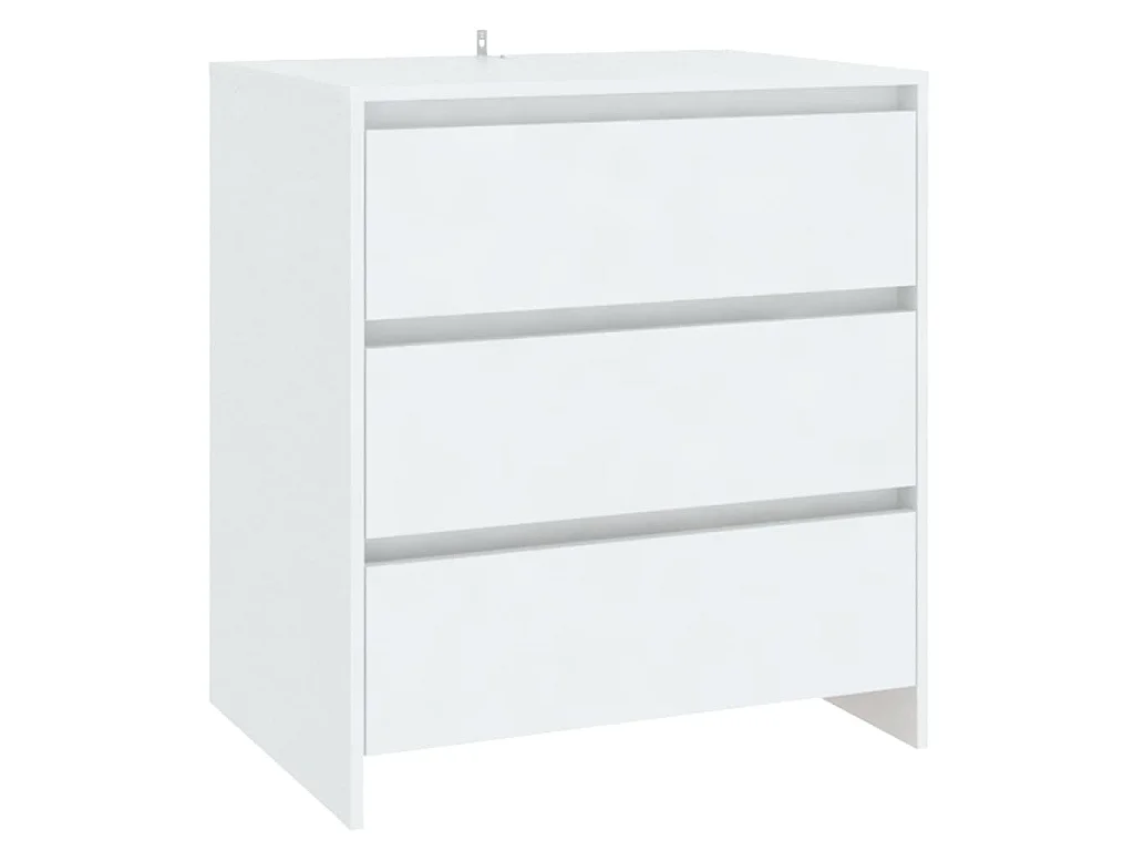 Dressoir 70x41x75 cm bewerkt hout wit