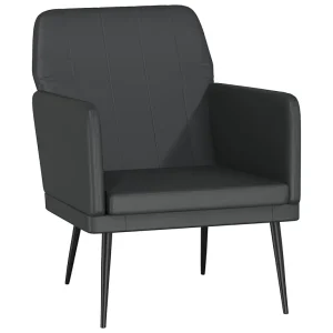 Fauteuil 61x78x80 cm kunstleer zwart Fauteuil 61x78x80 cm kunstleer zwart