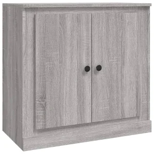 Dressoir 70×35,5×67,5 cm bewerkt hout grijs sonoma eikenkleurig Dressoir 70×35,5×67,5 cm bewerkt hout grijs sonoma eikenkleurig