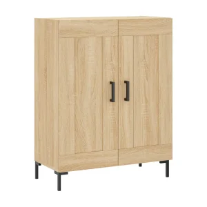 Dressoir 69,5x34x90 cm bewerkt hout sonoma eikenkleurig Dressoir 69,5x34x90 cm bewerkt hout sonoma eikenkleurig