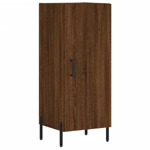 Dressoir 34,5x34x90 cm bewerkt hout bruin eikenkleur