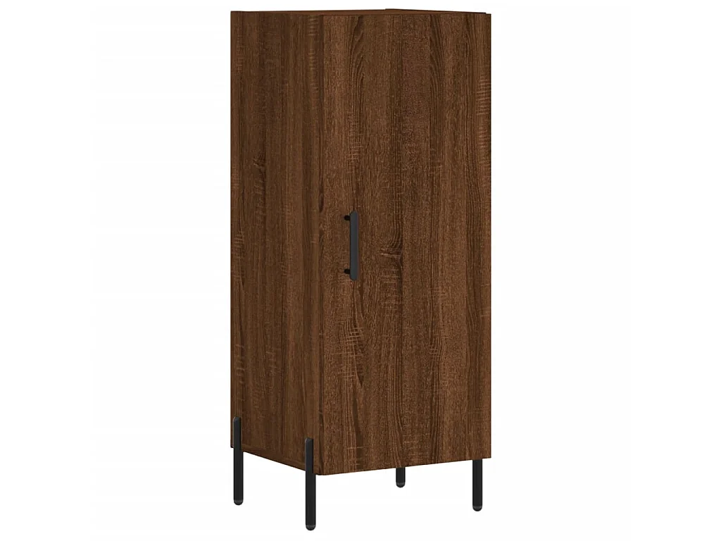 Dressoir 34,5x34x90 cm bewerkt hout bruin eikenkleur