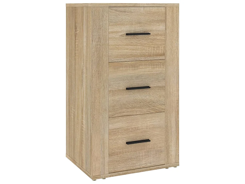 Dressoir 40x33x70 cm bewerkt hout sonoma eikenkleurig