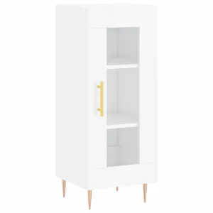 Dressoir 34,5x34x90 cm bewerkt hout hoogglans wit Dressoir 34,5x34x90 cm bewerkt hout hoogglans wit