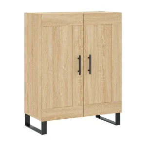 Dressoir 69,5x34x90 cm bewerkt hout sonoma eikenkleurig Dressoir 69,5x34x90 cm bewerkt hout sonoma eikenkleurig
