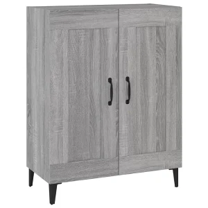 Dressoir 69,5x34x90 cm bewerkt hout grijs sonoma eikenkleurig Dressoir 69,5x34x90 cm bewerkt hout grijs sonoma eikenkleurig