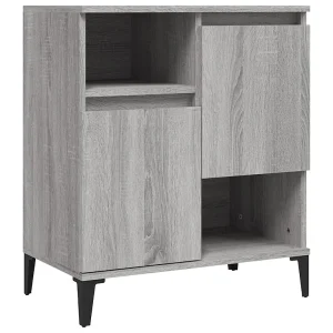 Dressoir 60x35x70 cm bewerkt hout grijs sonoma eikenkleurig Dressoir 60x35x70 cm bewerkt hout grijs sonoma eikenkleurig