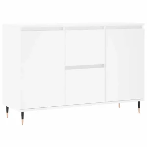 Dressoir 101,5x35x70 cm bewerkt hout wit