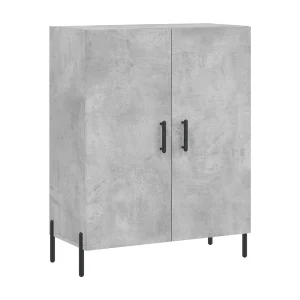 Dressoir 69,5x34x90 cm bewerkt hout betongrijs Dressoir 69,5x34x90 cm bewerkt hout betongrijs