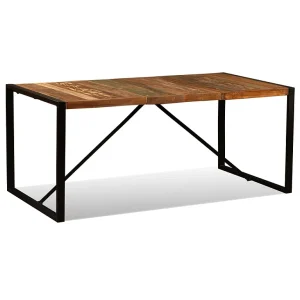 Eettafel 180 cm massief gerecycled hout Eettafel 180 cm massief gerecycled hout
