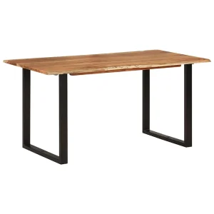 Eettafel 154x80x76 cm massief acaciahout Eettafel 154x80x76 cm massief acaciahout