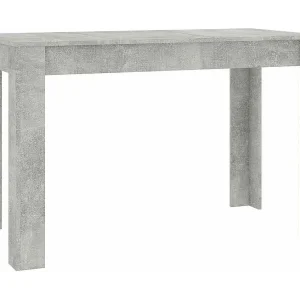 Eettafel 120x60x76 cm bewerkt hout betongrijs Eettafel 120x60x76 cm bewerkt hout betongrijs