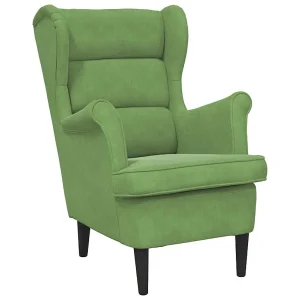 Fauteuil fluweel lichtgroen Fauteuil fluweel lichtgroen
