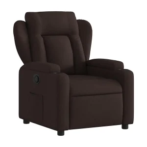 Fauteuil verstelbaar stof donkerbruin Fauteuil verstelbaar stof donkerbruin