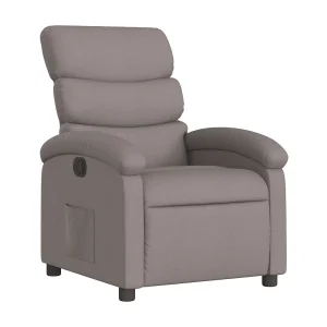 Fauteuil verstelbaar stof taupe Fauteuil verstelbaar stof taupe