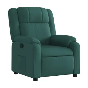 Fauteuil verstelbaar stof donkergroen Fauteuil verstelbaar stof donkergroen