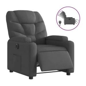 Fauteuil verstelbaar elektrisch stof zwart Fauteuil verstelbaar elektrisch stof zwart