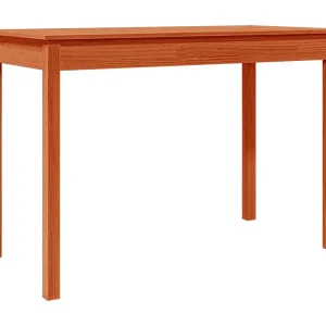 Eettafel 110x55x75 cm massief grenenhout wasbruin Eettafel 110x55x75 cm massief grenenhout wasbruin